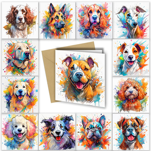 Dog puppy splash watercolor - splash,