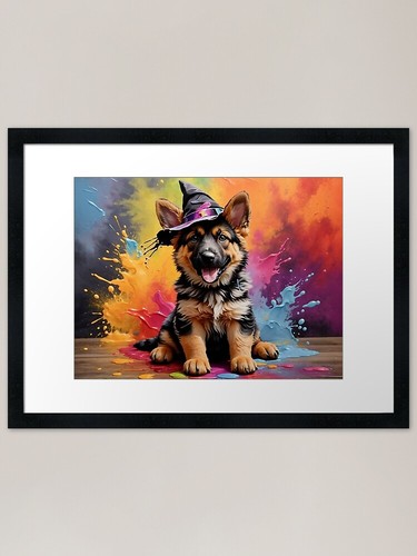 German shepherd dog puppy - puppy, with