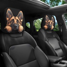 2pcs Realistic German Shepherd